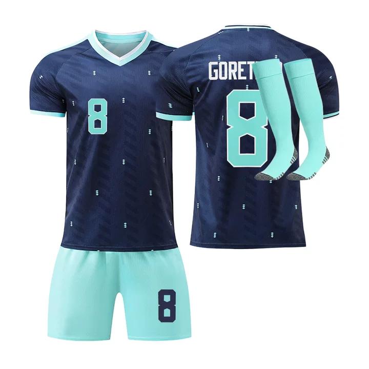 26England Away Jerseys Sports Team Uniform Set Football Training Suit Set S
26England Away Jerseys Sports Team Uniform Set Football Training Suit Set S
