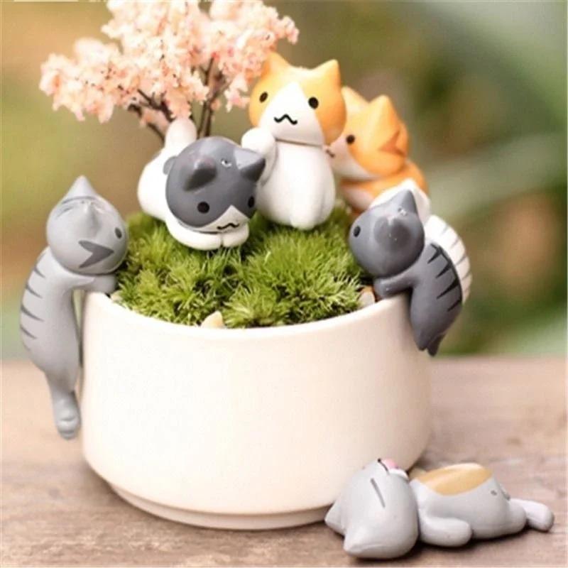 Funny Cute Versatile Cat Handmade Flower Pot Micro Landscape Horticultural Mini Doll Balcony Decorations Flower Pot Home Decor
Funny Cute Versatile Cat Handmade Flower Pot Micro Landscape Horticultural Mini Doll Balcony Decorations Flower Pot Home Decor