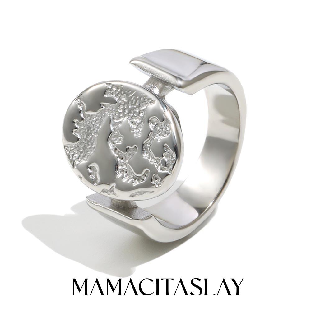 MamacitaSlay 316L Stainless Steel Mixed Color Planet Relief Oval Ring 18K Gold Plated Waterproof Jewelry Women s Unique Ring 8 срібний
MamacitaSlay 316L Stainless Steel Mixed Color Planet Relief Oval Ring 18K Gold Plated Waterproof Jewelry Women s Unique Ring 8 срібний