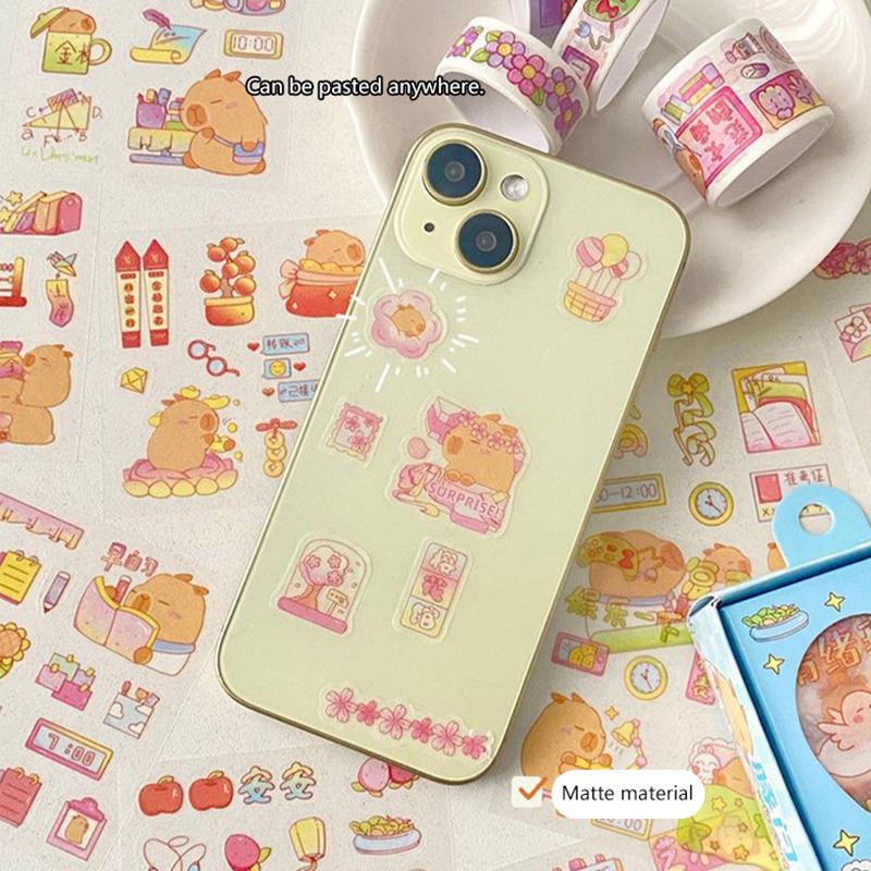 8 комплектов/лот наклеек Kawaii Capybara, симпатичная лента для скрапбукинга, сделай сам, декоративная наклейка для дневника, подарочный набор для украшения счета
8 комплектов/лот наклеек Kawaii Capybara, симпатичная лента для скрапбукинга, сделай сам, декоративная наклейка для дневника, подарочный набор для украшения счета