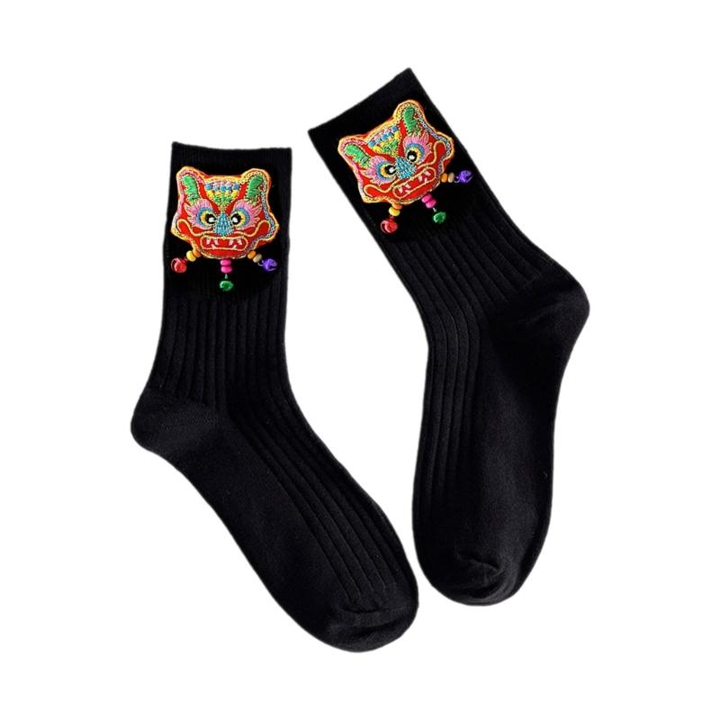 Breathable Cotton Hosiery Socks for Dragon Year Knitted Knee High Socks with Dragon Sachet Chinese Spring Festival Socks M чорний
Breathable Cotton Hosiery Socks for Dragon Year Knitted Knee High Socks with Dragon Sachet Chinese Spring Festival Socks M чорний