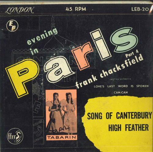 7inch Record FRANK CHACKSFIELD & HIS ORCHESTRA - Evening In Paris Vol. 4 LEB20 LONDON Japan Pop Used
7inch Record FRANK CHACKSFIELD & HIS ORCHESTRA - Evening In Paris Vol. 4 LEB20 LONDON Japan Pop Used