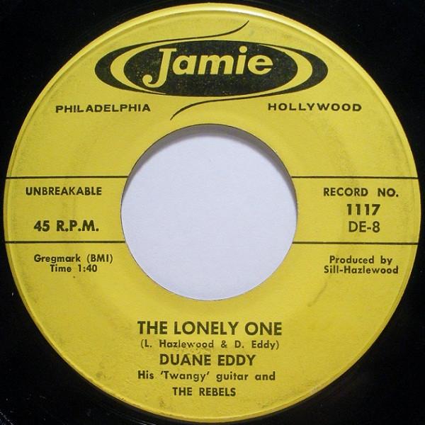 7-дюймовая пластинка DUANE EDDY & THE REBELS - The Lonely One / Detour 1117 Jamie 1959 США Рок Б/У
7-дюймовая пластинка DUANE EDDY & THE REBELS - The Lonely One / Detour 1117 Jamie 1959 США Рок Б/У