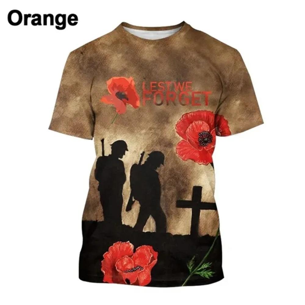 Lest We Forget Graphic T Shirts 3D Printed Casual T-shirt Tops Unisex Short-sleeved Streetwear Tees Men s Oversized T Shirt XXS
Lest We Forget Graphic T Shirts 3D Printed Casual T-shirt Tops Unisex Short-sleeved Streetwear Tees Men s Oversized T Shirt XXS