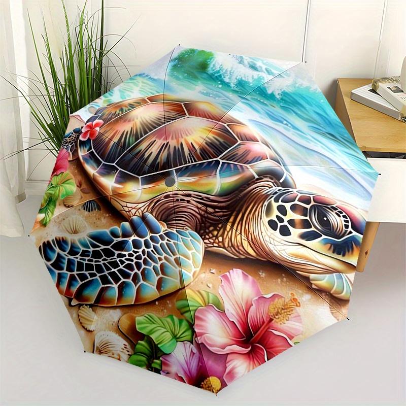 Turtle, Beach Theme 8 Bone Hand Automatic Folding Umbrella, Compact and Portable Design, A Perfect Gift for Birthday, Christmas or Business
Turtle, Beach Theme 8 Bone Hand Automatic Folding Umbrella, Compact and Portable Design, A Perfect Gift for Birthday, Christmas or Business