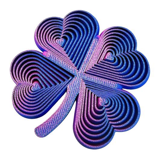 3D Printed Sensory Fidget Toy Four-Leaf Clover Shaped Whirling Spiral Toy Stress Relief Spinning Toy for Office Desk
3D Printed Sensory Fidget Toy Four-Leaf Clover Shaped Whirling Spiral Toy Stress Relief Spinning Toy for Office Desk