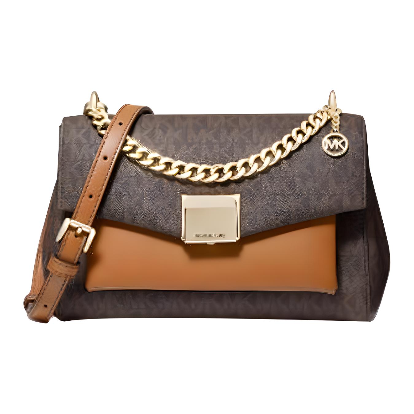 Michael Kors MK Lita Gold Buckle Double Flap Commuter Chain Logo PVC Leather Shoulder Crossbody Bag Medium Women bags Acorn-Brown 35T0GXPL2B Basic Set (Bag+Dust Bag)
Michael Kors MK Lita Gold Buckle Double Flap Commuter Chain Logo PVC Leather Shoulder Crossbody Bag Medium Women bags Acorn-Brown 35T0GXPL2B Basic Set (Bag+Dust Bag)