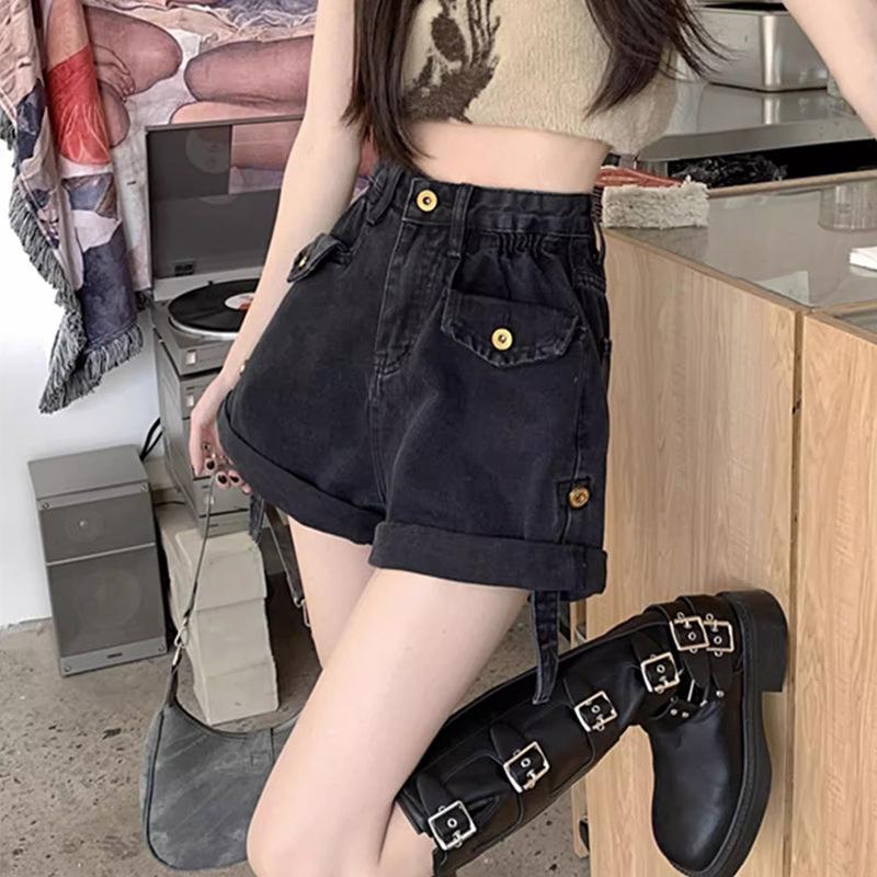 Women s Plus Size High-Waisted Denim Shorts - Summer Thin Style, Slimming A-Line Wide Leg with Rolled Hem. 2XL
Women s Plus Size High-Waisted Denim Shorts - Summer Thin Style, Slimming A-Line Wide Leg with Rolled Hem. 2XL