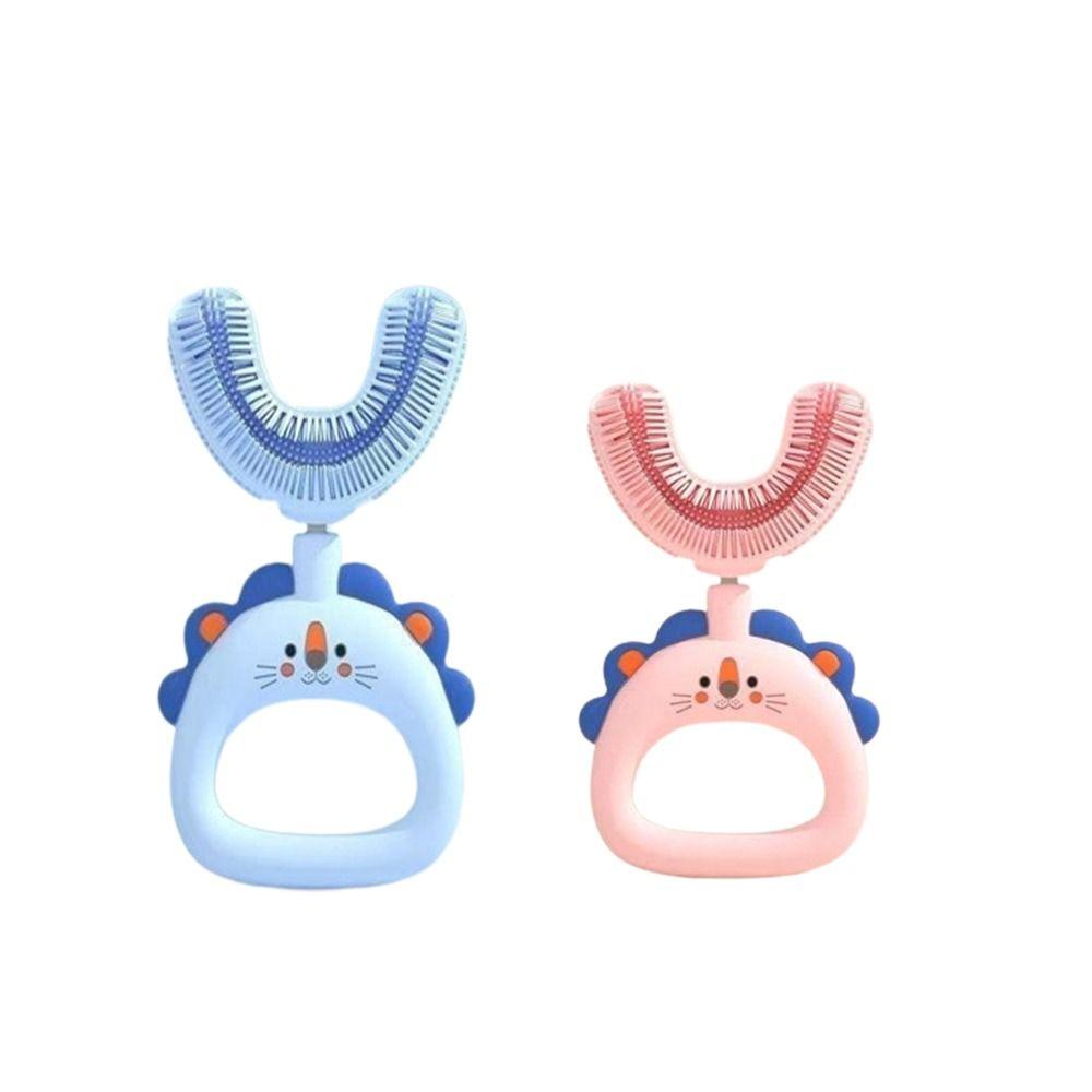 Soft U-shaped Tooth Brush Cartoon Training Toothbrush Silicone Toothbrush 360-Degree Clean
Soft U-shaped Tooth Brush Cartoon Training Toothbrush Silicone Toothbrush 360-Degree Clean