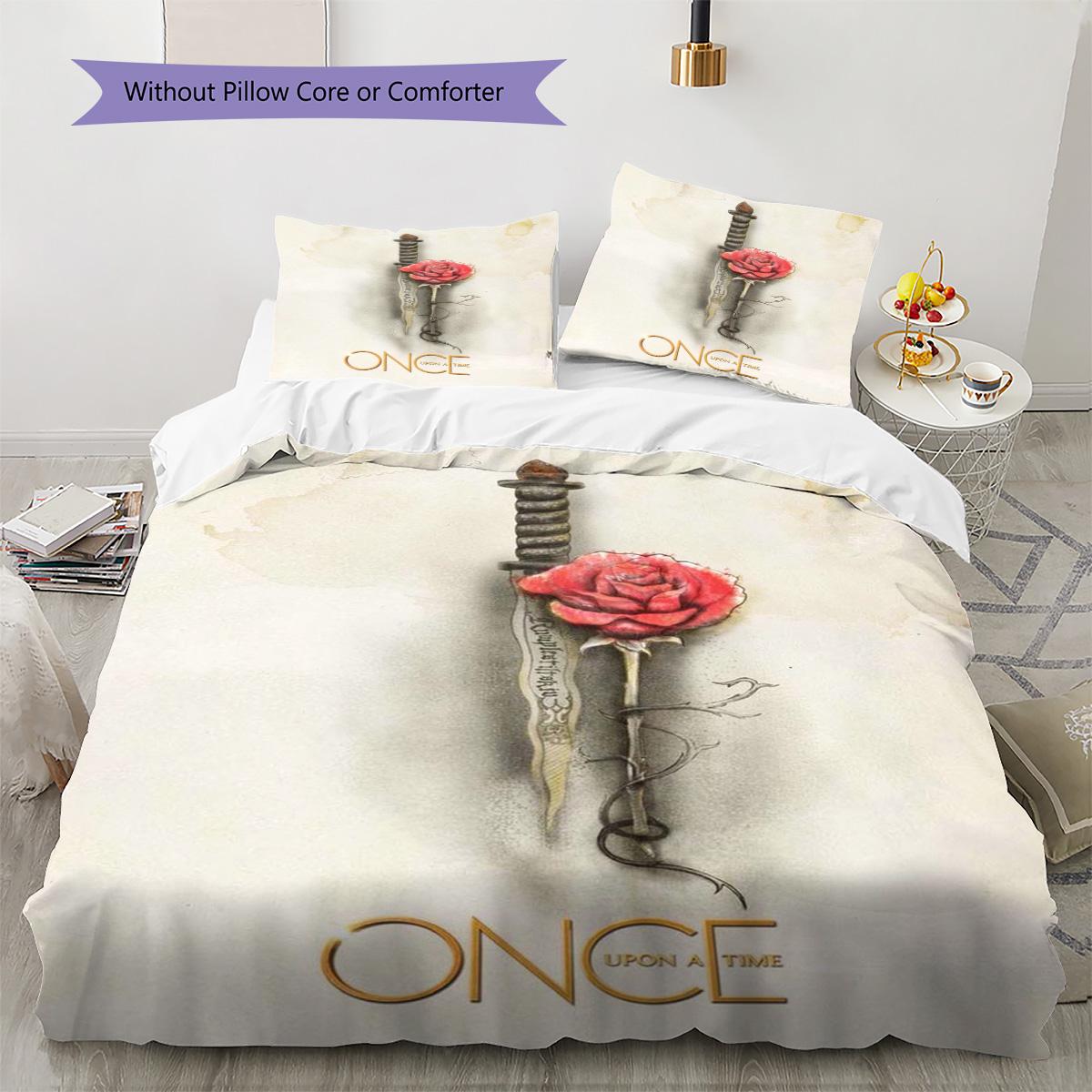 Once Upon a Time Pattern Bedding Quilt Set Quilt Cover Pillowcase Home Decoration Birthday Gift (1 * duvet cover + 2 * pillowcase, without core) 135x200cm
Once Upon a Time Pattern Bedding Quilt Set Quilt Cover Pillowcase Home Decoration Birthday Gift (1 * duvet cover + 2 * pillowcase, without core) 135x200cm