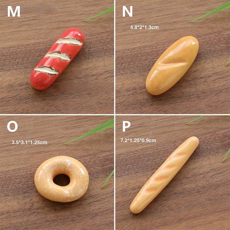 1 шт., кухонный держатель для палочек для еды, подставка для палочек для еды, форма фруктов, керамическая вилка, полка, орнамент, овощной M