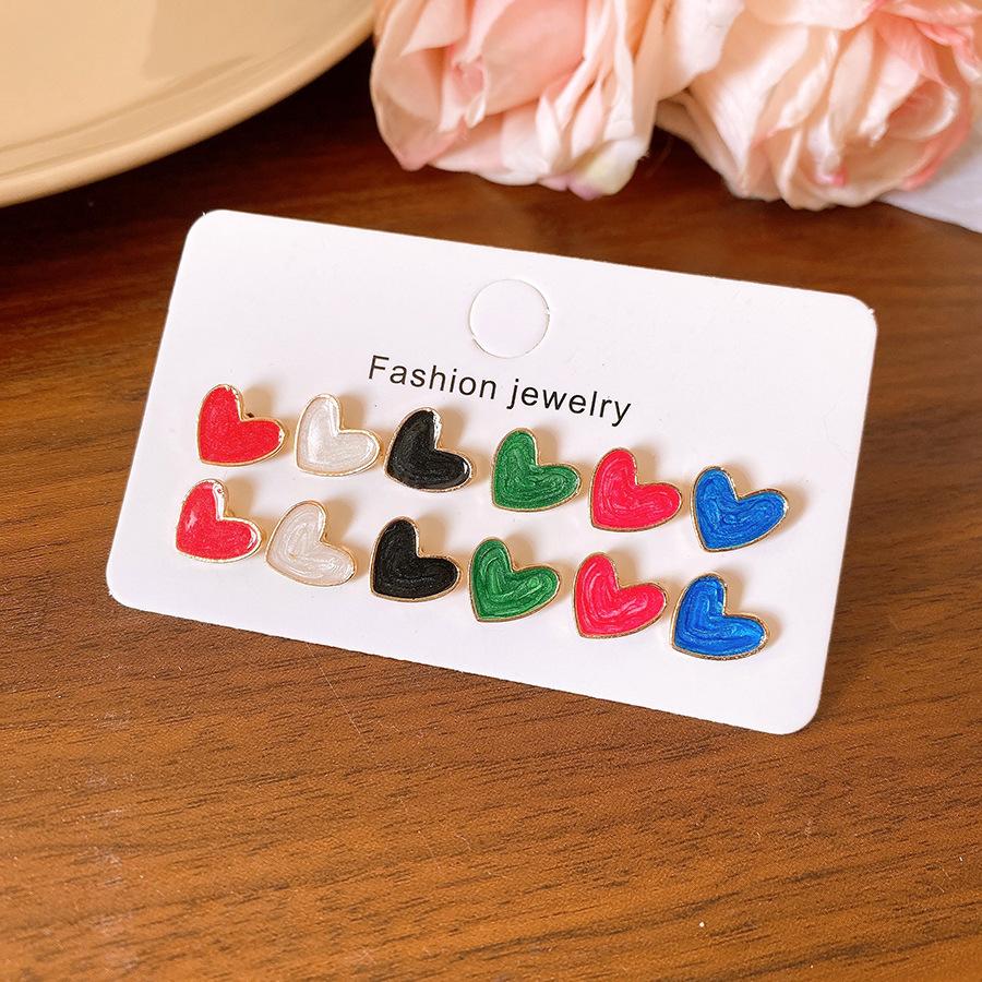 Steel Needle Korean ins Round Drip Oil Twelve-piece Earrings Fashion Temperament Versatile Stud Earrings Premium Earrings Women
Steel Needle Korean ins Round Drip Oil Twelve-piece Earrings Fashion Temperament Versatile Stud Earrings Premium Earrings Women