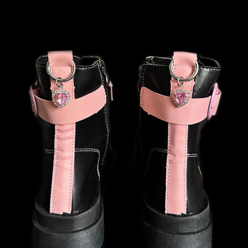 2pcs Luxury Rhinestone Heart Shoe Buckles Removable Metal Pendant Boots Heel Decoration Women Party Jewelry Shoes Accessories
2pcs Luxury Rhinestone Heart Shoe Buckles Removable Metal Pendant Boots Heel Decoration Women Party Jewelry Shoes Accessories