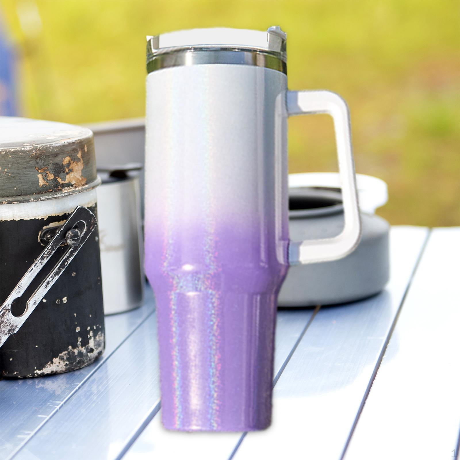 40 Изолированный стакан с ручкой, элегантный дизайн для холодных напитков white and violet
40 Изолированный стакан с ручкой, элегантный дизайн для холодных напитков white and violet