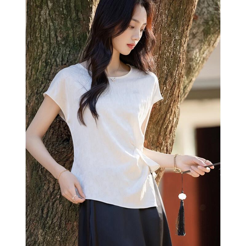Demana Women s New Chinese Style Satin Jacquard Pleated Cap Sleeve Shirt S
Demana Women s New Chinese Style Satin Jacquard Pleated Cap Sleeve Shirt S