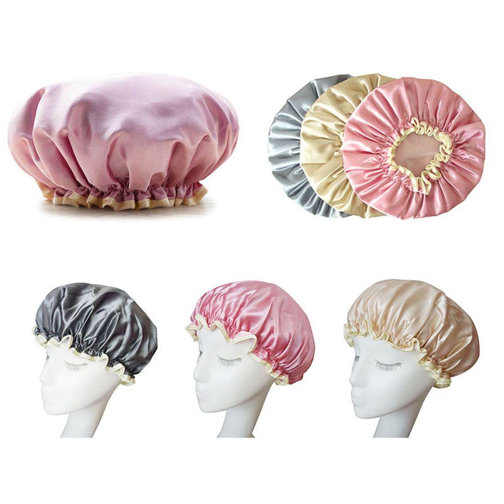 For Women girls Lovely Thick Bath Shower Caps Hair Cover Bathroom Accessories Shower Satin Hats рожевий
For Women girls Lovely Thick Bath Shower Caps Hair Cover Bathroom Accessories Shower Satin Hats рожевий