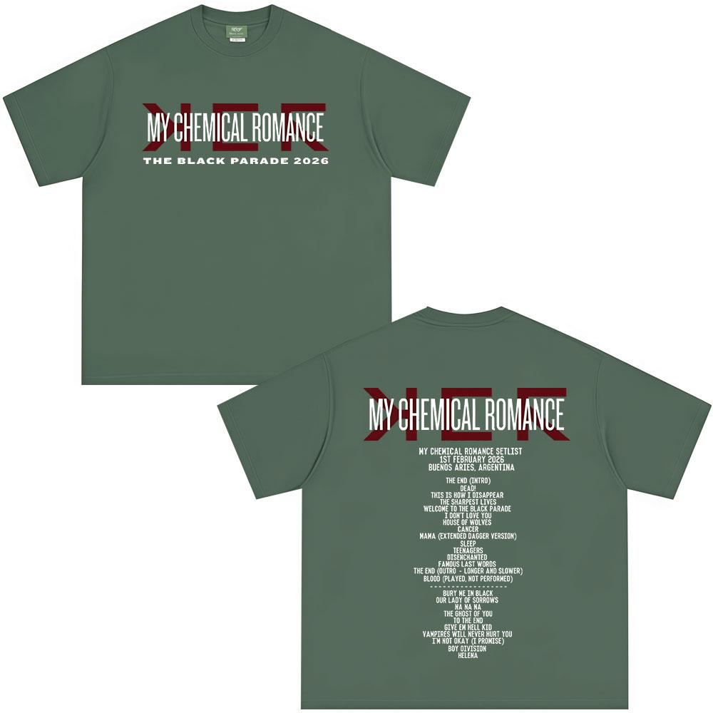 The Black Parade 2026 Tour Tshirts Punk Rock Band My Chemical RoUnisexce Tshirt Unisexs Women Clothing Vintage T Shirt Streetwear 4XL
The Black Parade 2026 Tour Tshirts Punk Rock Band My Chemical RoUnisexce Tshirt Unisexs Women Clothing Vintage T Shirt Streetwear 4XL