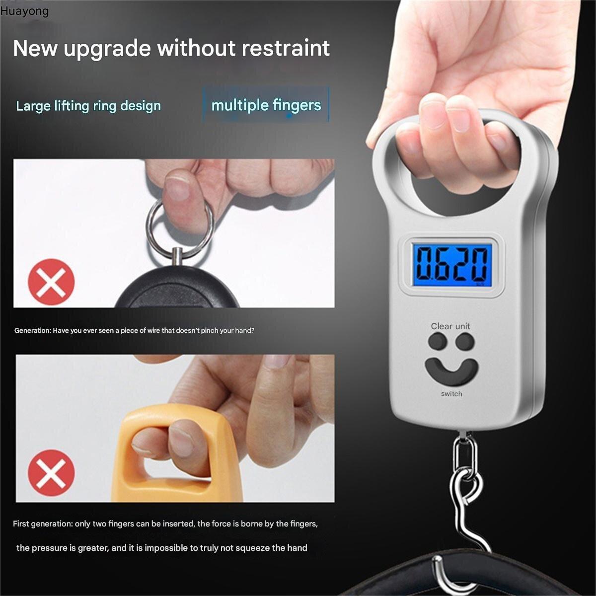 Mini spring portable electronic scale commercial portable small high-precision household 50kg express weighing small scale for s
Mini spring portable electronic scale commercial portable small high-precision household 50kg express weighing small scale for s