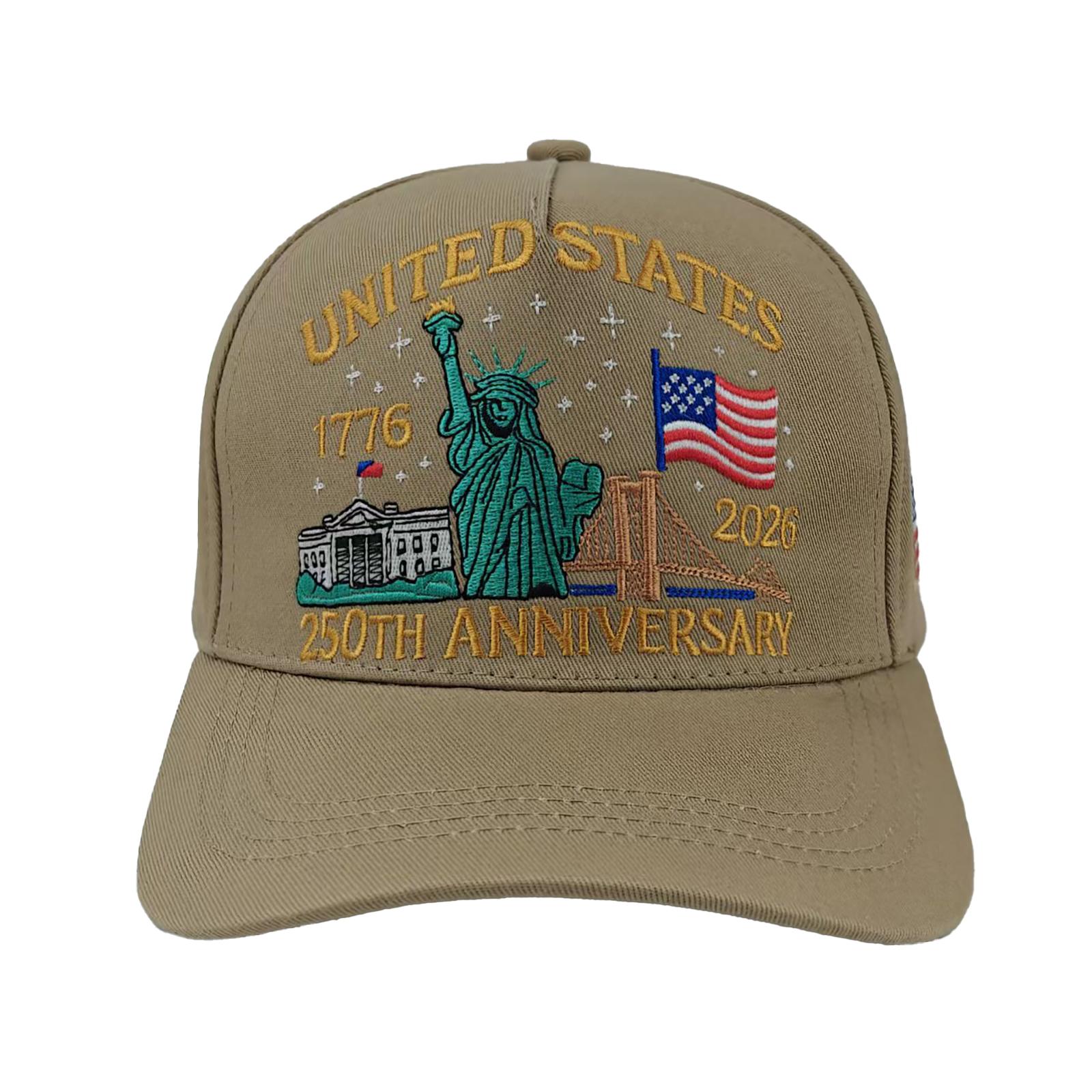 New Embroidered American Independence Day Sunshade Baseball Cap Outdoor Hat 250th Anniversary One size білий
New Embroidered American Independence Day Sunshade Baseball Cap Outdoor Hat 250th Anniversary One size білий