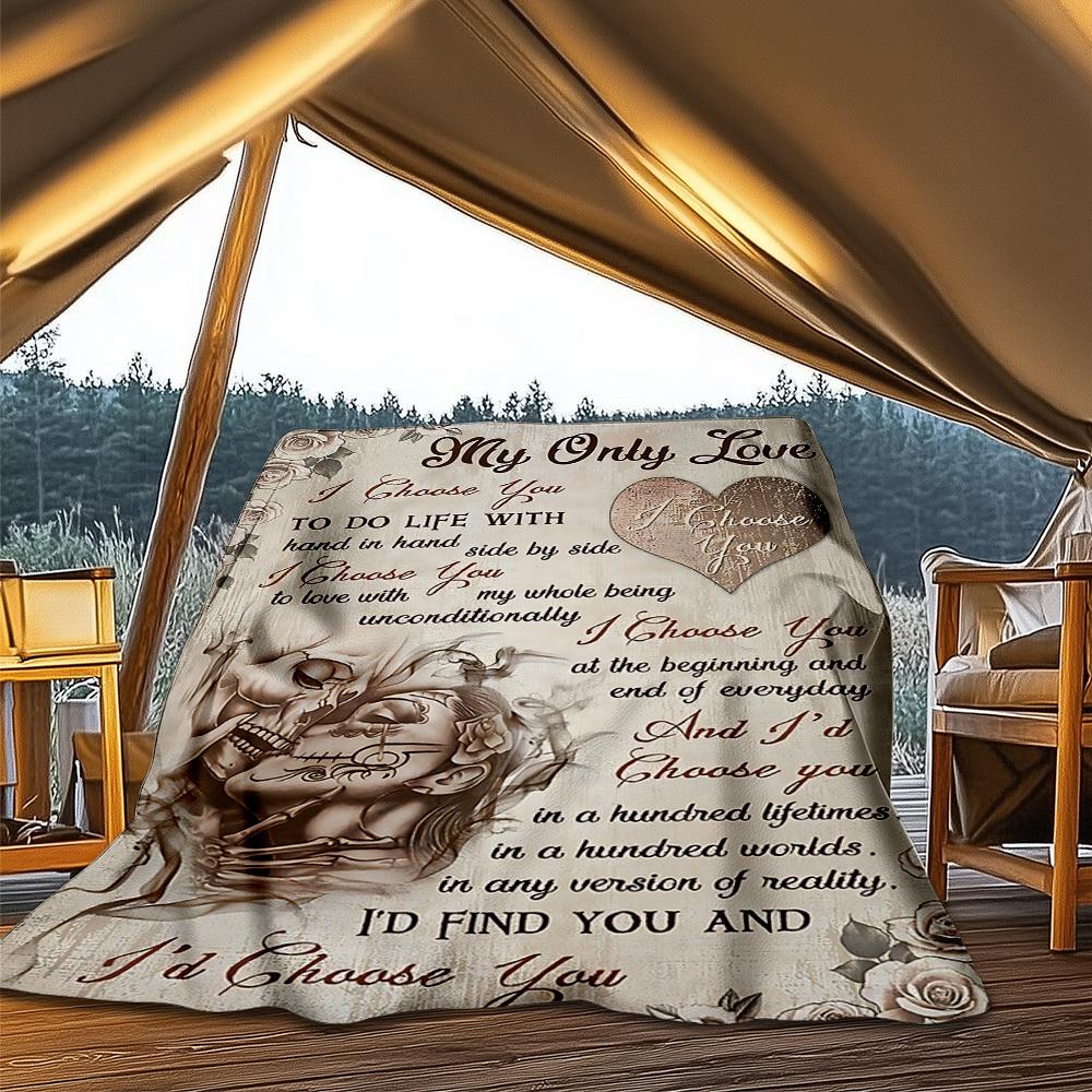 1pc Unconditional Love Letter Outdoor Blanket - Lightweight Flannel Throw For Travel, Camping, Livingroom, Couch, Chair yy251114213 75x90cm
1pc Unconditional Love Letter Outdoor Blanket - Lightweight Flannel Throw For Travel, Camping, Livingroom, Couch, Chair yy251114213 75x90cm