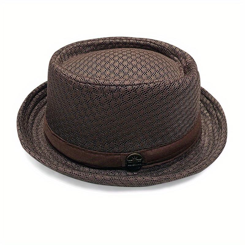 1pc Summer Mesh Sun Hat Men Women Breathable Mesh Fedora Hat Jazz Cap Panama Fedora Hats Ladies Fashion Men s Accessories Panama Net Hat кавовий
1pc Summer Mesh Sun Hat Men Women Breathable Mesh Fedora Hat Jazz Cap Panama Fedora Hats Ladies Fashion Men s Accessories Panama Net Hat кавовий