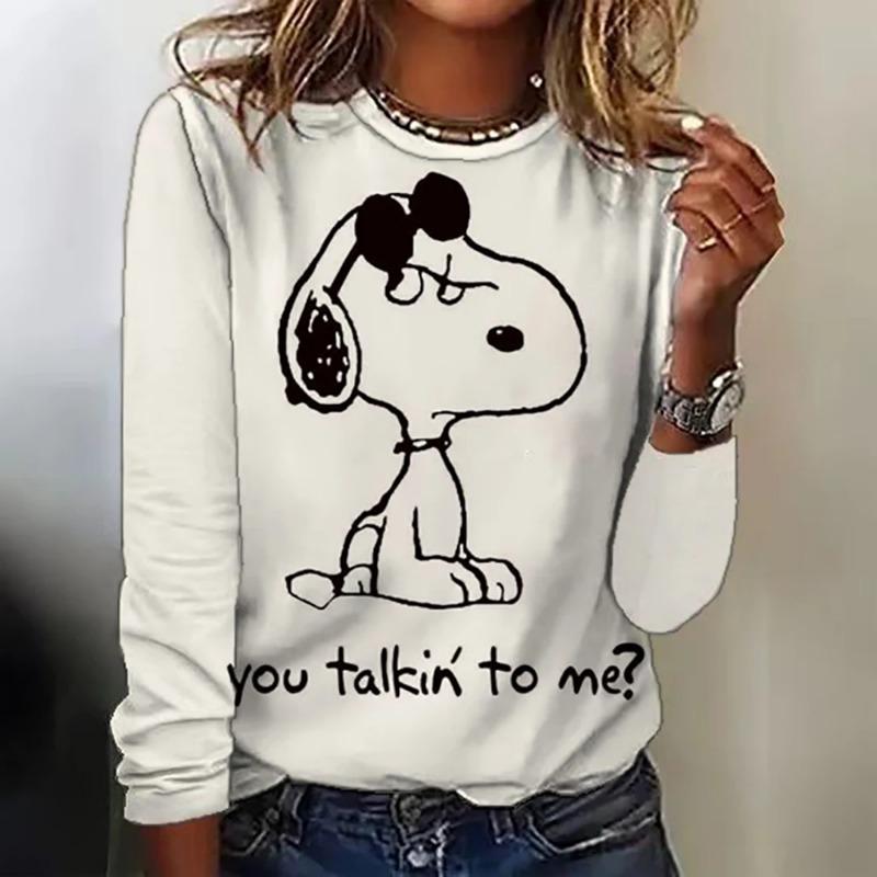 Женская спортивная одежда с длинными рукавами Snoopy, осенняя одежда с круглым вырезом, одежда Kawai для вечеринок, напечатанная на 3D-принтере, уличная одежда 2024 года S
Женская спортивная одежда с длинными рукавами Snoopy, осенняя одежда с круглым вырезом, одежда Kawai для вечеринок, напечатанная на 3D-принтере, уличная одежда 2024 года S