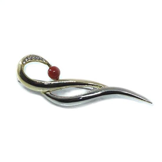 Blood red coral brooch with silicone ball Blood red coral from Kochi Prefecture Attached to stylish metal fittings Undyed coral Coral from Japan красный
Blood red coral brooch with silicone ball Blood red coral from Kochi Prefecture Attached to stylish metal fittings Undyed coral Coral from Japan красный