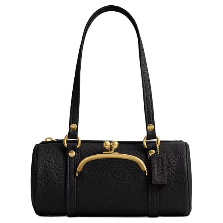 Coach Kisslock 28 Cylindrical Profile Leather Tote Shoulder Bag Large Women bags Black CEM05-B4BK Basic Set (Bag+Dust Bag)
Coach Kisslock 28 Cylindrical Profile Leather Tote Shoulder Bag Large Women bags Black CEM05-B4BK Basic Set (Bag+Dust Bag)