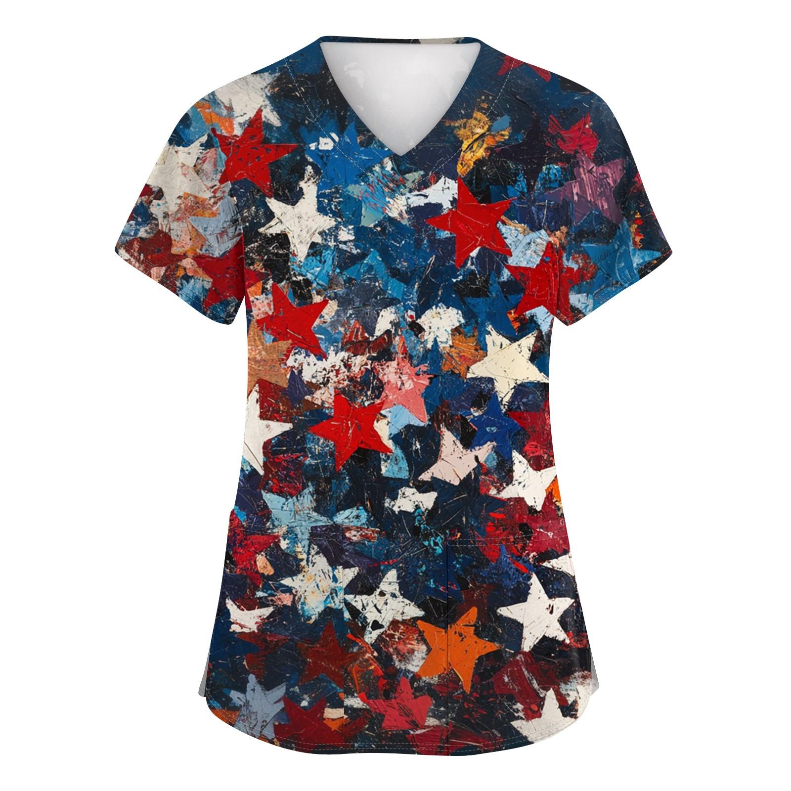 Женская модная футболка с короткими рукавами и v-образным вырезом с принтом, маленькая рабочая футболка с карманами XL арбуз красный
Женская модная футболка с короткими рукавами и v-образным вырезом с принтом, маленькая рабочая футболка с карманами XL арбуз красный