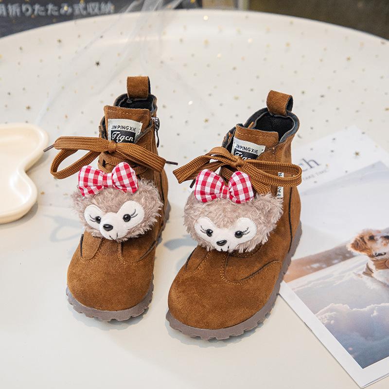 Kids Brown Plaid Bow Decor Side Zipper Martin Boots 26 хаки
Kids Brown Plaid Bow Decor Side Zipper Martin Boots 26 хаки