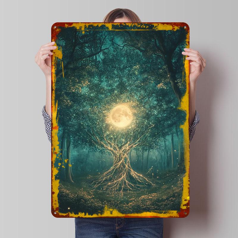 Enchanted Forest Tree Poster Customized Wall Art Vintage Metal Signs Retro Tin Plaque for Man Cave Modern Home Decoration Luxury 7.9x11.8In(20x30cm)
Enchanted Forest Tree Poster Customized Wall Art Vintage Metal Signs Retro Tin Plaque for Man Cave Modern Home Decoration Luxury 7.9x11.8In(20x30cm)