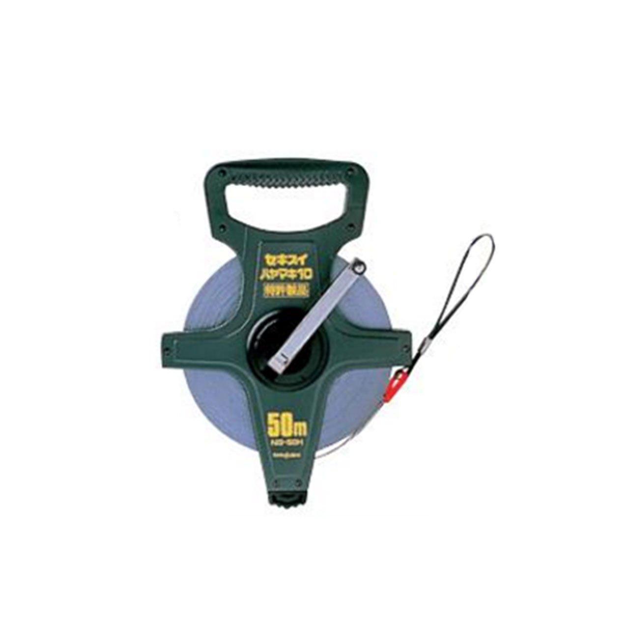 Eslon Tape Hayamachi Type Speed 10mm Nylon Steel Tape Measure, (3x Rewind), Wide, (Reel Case), 50m, Single-Sided Graduations, 1050-H серый
Eslon Tape Hayamachi Type Speed 10mm Nylon Steel Tape Measure, (3x Rewind), Wide, (Reel Case), 50m, Single-Sided Graduations, 1050-H серый