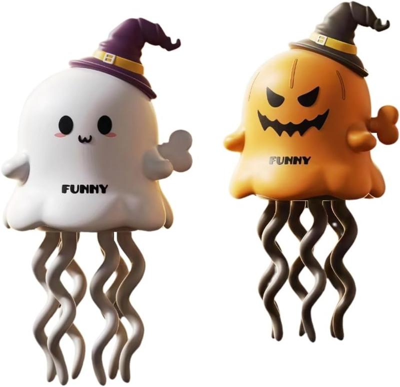 Halloween Wind Up Lovely Soul and Pumpkin with Witch Hats Plaything - 2 Pack Soul Pumpkin Tabletop Decoration for House Office Party Supports 1
Halloween Wind Up Lovely Soul and Pumpkin with Witch Hats Plaything - 2 Pack Soul Pumpkin Tabletop Decoration for House Office Party Supports 1