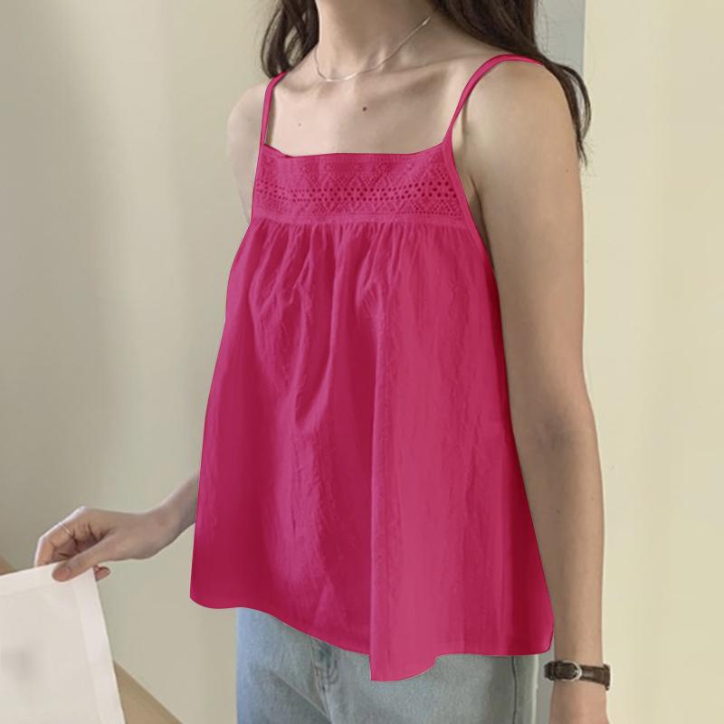 VONDA Женские летние кружевные майки без рукавов с квадратным вырезом 3XL ярко-розовый
VONDA Женские летние кружевные майки без рукавов с квадратным вырезом 3XL ярко-розовый