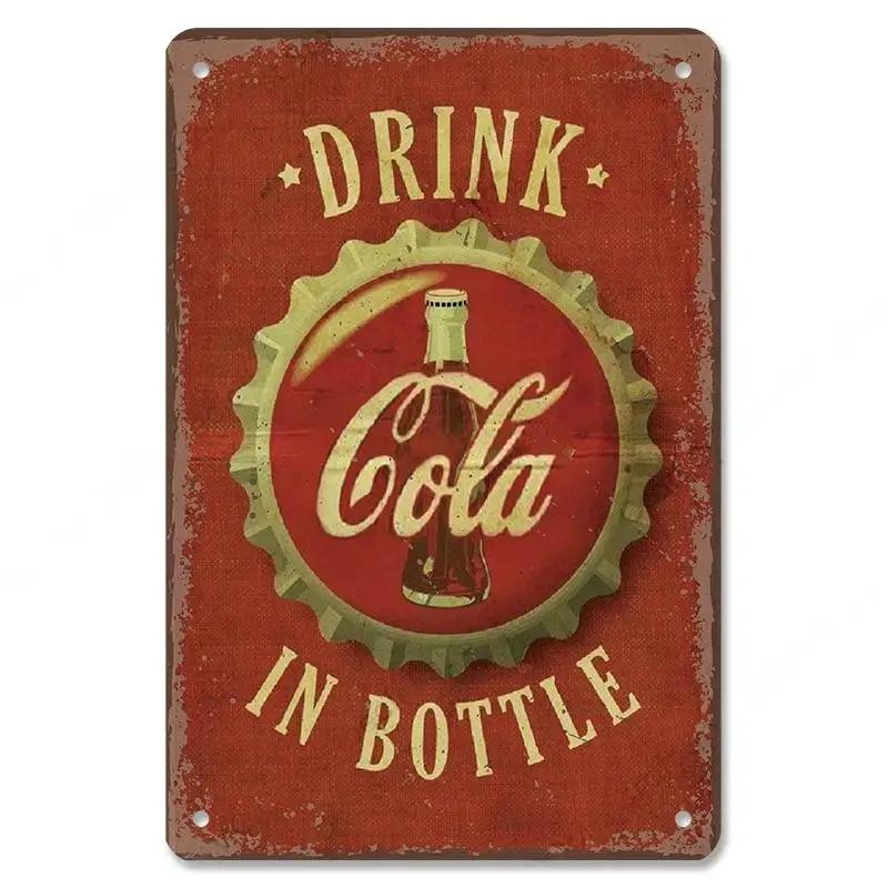 HD Бляшаний Знак Вінтажний Coca Cola Ретро Металева Плакат Класична Реклама Газованого Напою Настінне Мистецтво Декор для Бару Чоловічої Кімнати Кухні Домашній Декор 20x30cm(7.8x11.8inch)
HD Бляшаний Знак Вінтажний Coca Cola Ретро Металева Плакат Класична Реклама Газованого Напою Настінне Мистецтво Декор для Бару Чоловічої Кімнати Кухні Домашній Декор 20x30cm(7.8x11.8inch)