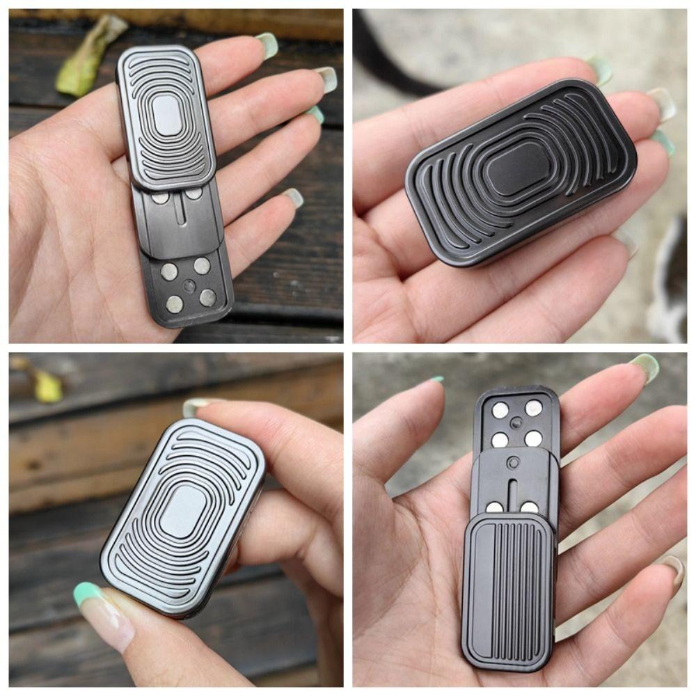 Hand Spinner Push Card Magnetic Triple Push Metal Fidget Toy Creative Fidget Slider Kids Children Brown
Hand Spinner Push Card Magnetic Triple Push Metal Fidget Toy Creative Fidget Slider Kids Children Brown