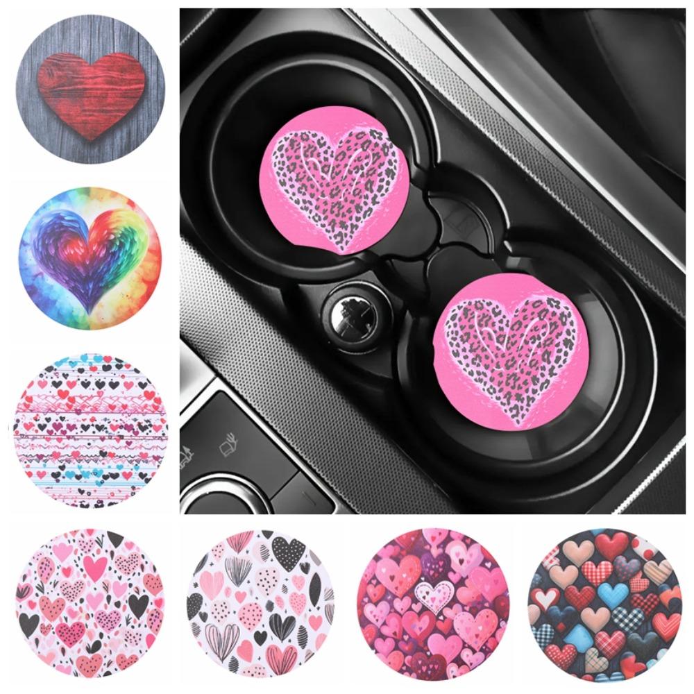 Heart Pattern Car Auto Cup Mats Anime Pattern Pink Car Cup Holder Coasters Cartoon Decorate F
Heart Pattern Car Auto Cup Mats Anime Pattern Pink Car Cup Holder Coasters Cartoon Decorate F