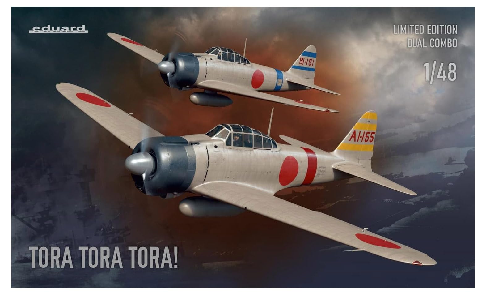 Eduard Dual Combo Limited Edition, японский военно-морской палубный истребитель типа Zero Type 21, пластиковая модель EDU11155, цветное литье 1/48, Тора, Тора, Тора!
Eduard Dual Combo Limited Edition, японский военно-морской палубный истребитель типа Zero Type 21, пластиковая модель EDU11155, цветное литье 1/48, Тора, Тора, Тора!