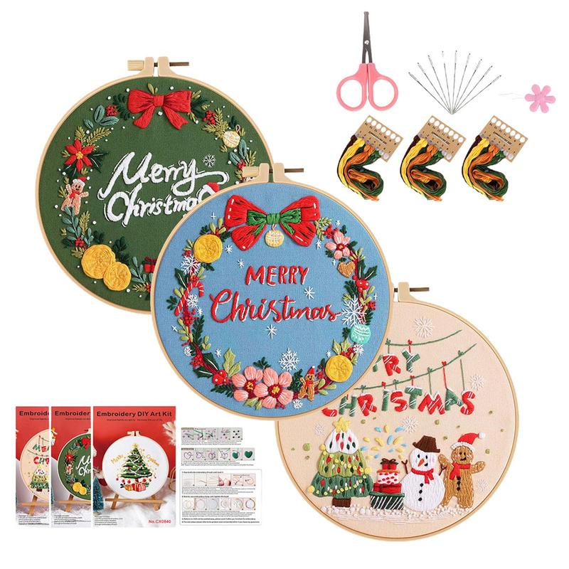 Christmas Embroidery Kit Merry Christmas Embroidery Kits With Patterns Christmas Stocking Ornaments Craft Kits Christmas
Christmas Embroidery Kit Merry Christmas Embroidery Kits With Patterns Christmas Stocking Ornaments Craft Kits Christmas