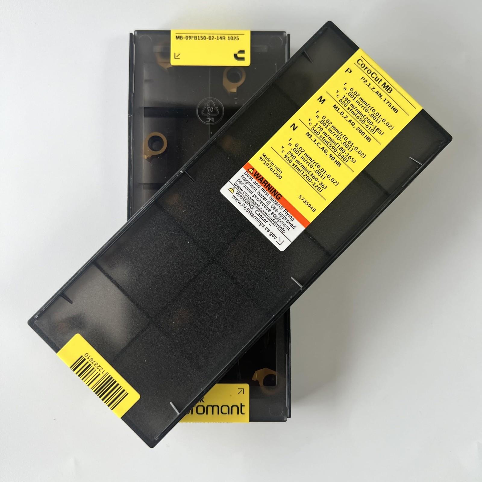 SANDVIK / MB-09FB150-02-14R 1025 / Original Swedish hard alloy blade 10 Pcs
SANDVIK / MB-09FB150-02-14R 1025 / Original Swedish hard alloy blade 10 Pcs