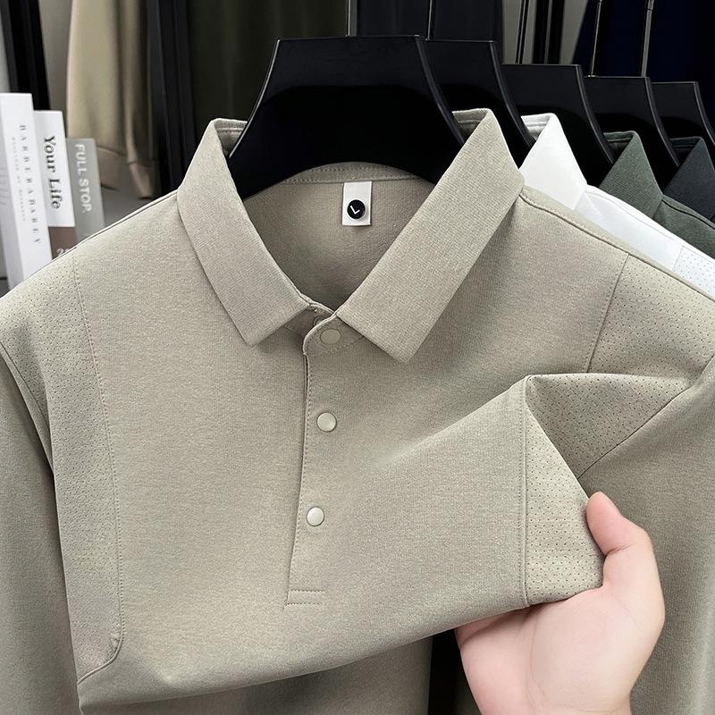 Korean Style Men s Quick-Dry Polo Shirt – Sporty, Breathable, Business Casual, Long Sleeve Lapel Design XL
Korean Style Men s Quick-Dry Polo Shirt – Sporty, Breathable, Business Casual, Long Sleeve Lapel Design XL