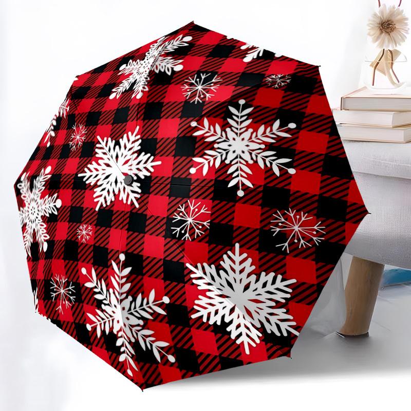 1pc Plaid Snowflakes Automatic Folding Umbrella Durable Iron Frame,All Seasons Home Travel Outdoor Multifunctional Umbrella yy251115167
1pc Plaid Snowflakes Automatic Folding Umbrella Durable Iron Frame,All Seasons Home Travel Outdoor Multifunctional Umbrella yy251115167