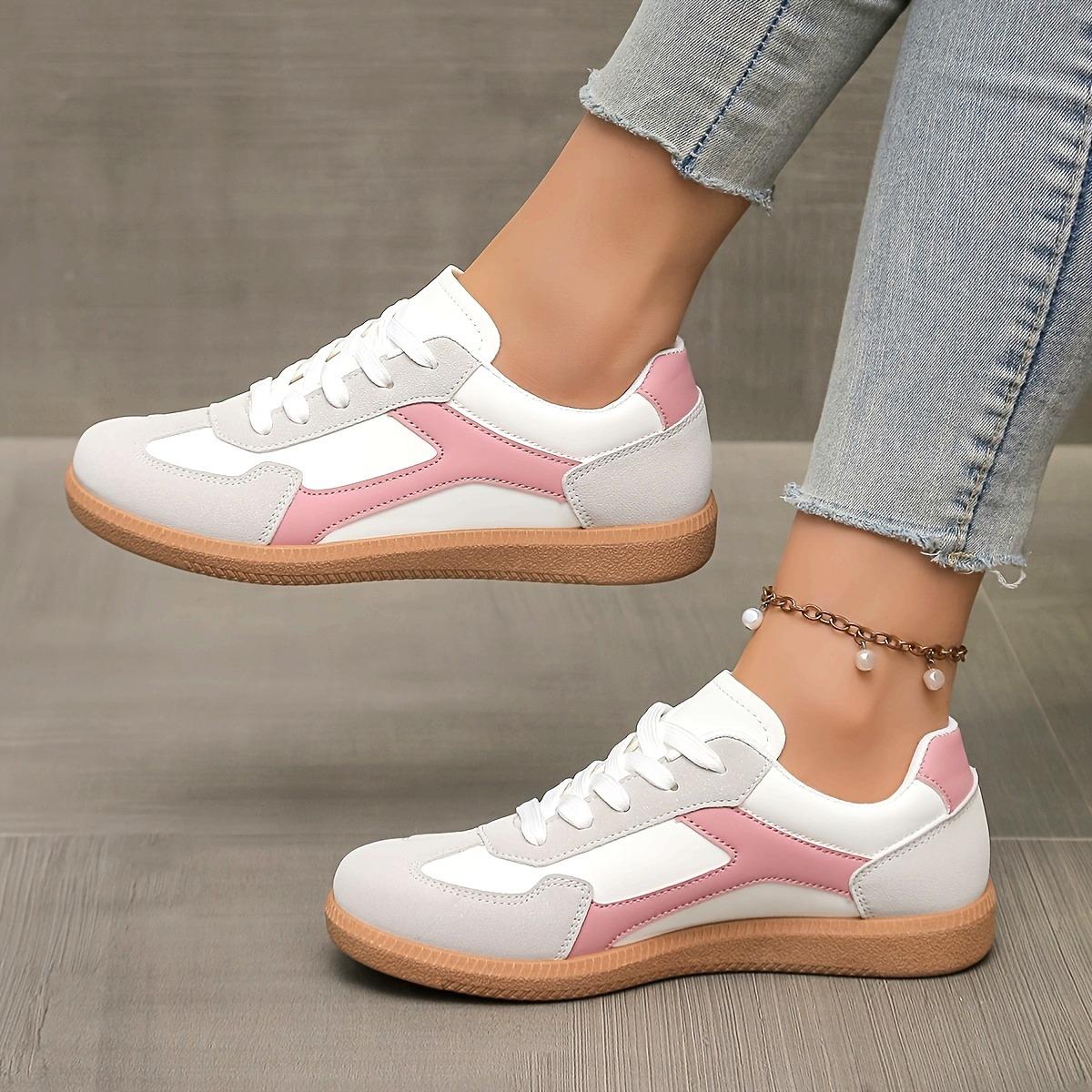 Женская легкая и модная спортивная обувь - Двухцветный дизайн, Повседневная обувь на шнуровке, Удобная и универсальная, Подходит для всех сезонов 39 розовый
Женская легкая и модная спортивная обувь - Двухцветный дизайн, Повседневная обувь на шнуровке, Удобная и универсальная, Подходит для всех сезонов 39 розовый