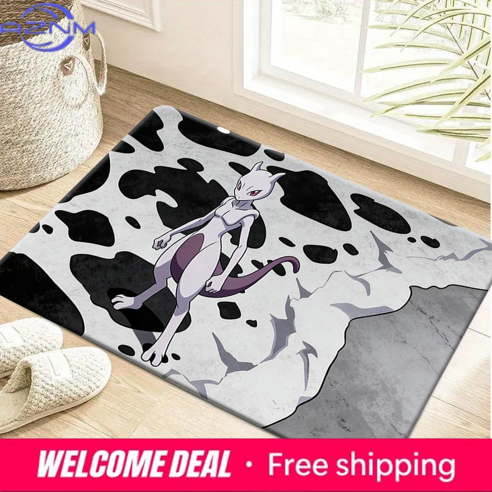 Pokemon Mewtwo Print Doormat Anti-slip Absorbent Floor Mat for Home Entrance Bedroom Living Room Decor 40cm x 60cm
Pokemon Mewtwo Print Doormat Anti-slip Absorbent Floor Mat for Home Entrance Bedroom Living Room Decor 40cm x 60cm