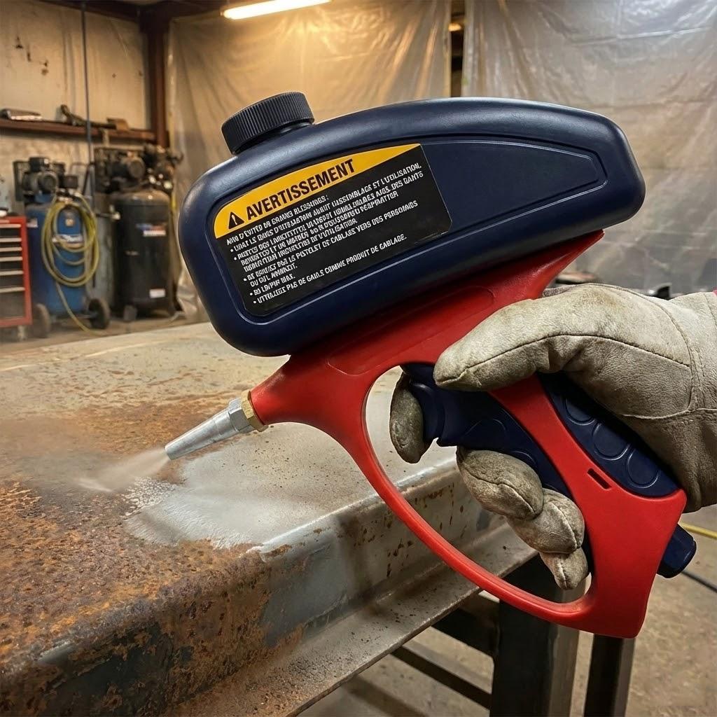 Portable Air Sandblaster Tool Kit Rust Removal Surface Preparation Industrial Power Cleaning Accessories for Cars and Home червоний
Portable Air Sandblaster Tool Kit Rust Removal Surface Preparation Industrial Power Cleaning Accessories for Cars and Home червоний