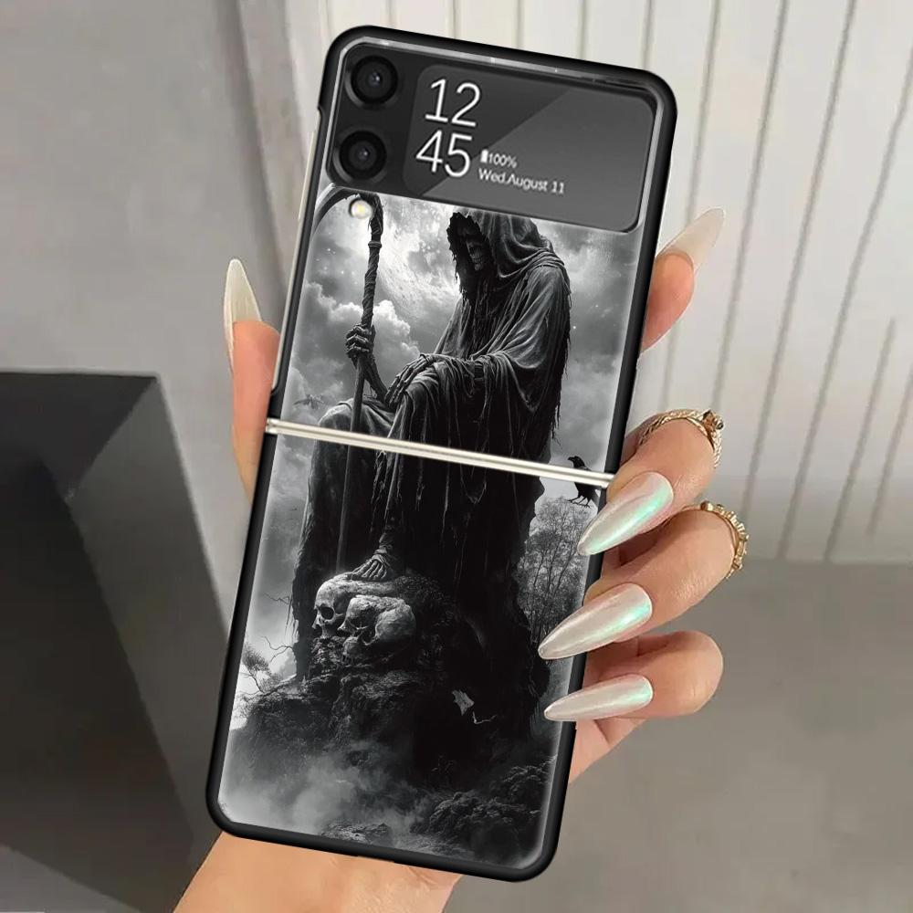 Death Grim Reaper Skull Scythe Hard PC Phone Case For Samsung Galaxy Z Flip 7 6 5 4 3 Black ZFlip7 ZFlip6 Flip5 Flip4 Flip3 5G P Samsung Z Flip 5
Death Grim Reaper Skull Scythe Hard PC Phone Case For Samsung Galaxy Z Flip 7 6 5 4 3 Black ZFlip7 ZFlip6 Flip5 Flip4 Flip3 5G P Samsung Z Flip 5