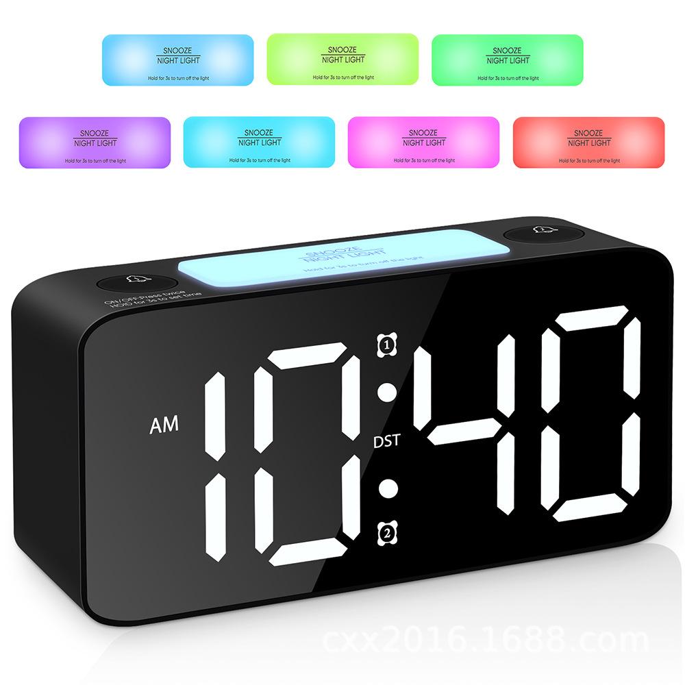 Super Loud Alarm Clock for Heavy Sleepers Adults Digital Clock with 7 Color Night Light Pink
Super Loud Alarm Clock for Heavy Sleepers Adults Digital Clock with 7 Color Night Light Pink