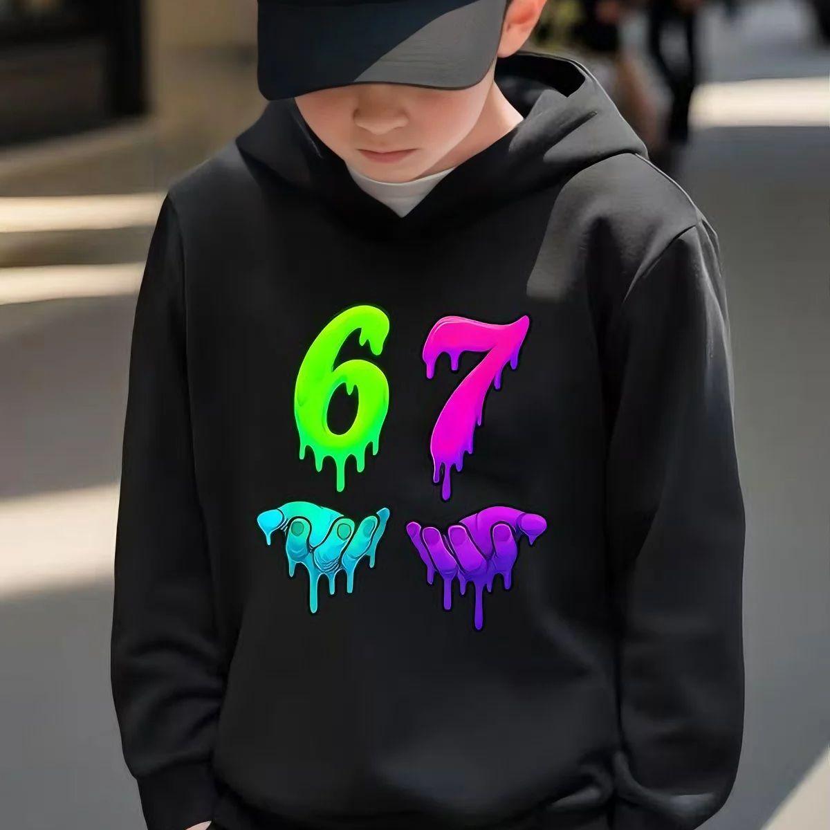 Children s Clothing Boy s Number 67 Creative Print Hooded Sweatshirt Kids Casual Long Sleeve Girl Hoodie Tops Clothing 120
Children s Clothing Boy s Number 67 Creative Print Hooded Sweatshirt Kids Casual Long Sleeve Girl Hoodie Tops Clothing 120