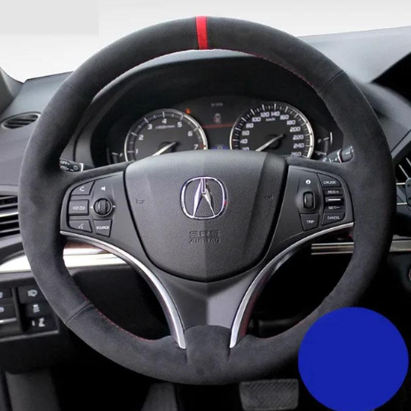 Hand Stitched Genuine Leather suede non-slip Car Steering Wheel Cover for Acura CDX TL MDX RDX ZDX Interior accessories
Hand Stitched Genuine Leather suede non-slip Car Steering Wheel Cover for Acura CDX TL MDX RDX ZDX Interior accessories