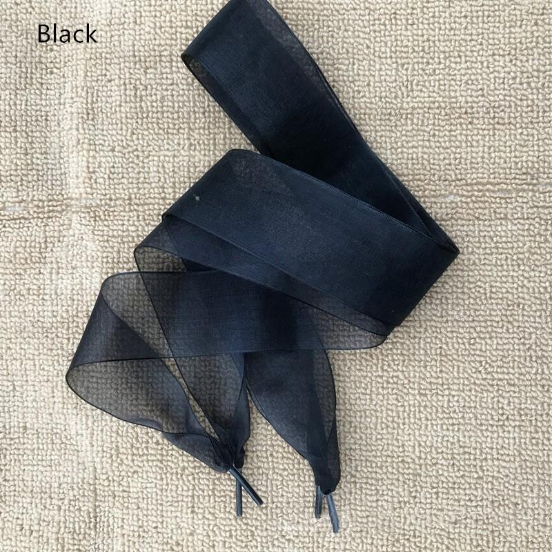 1Pair 110cm Fashion Organza Ribbon Sport Shoes Trainers Bowknot Solid Flat Shoelaces Sport Casual Laces Women Cordones Zapatilla чёрный
1Pair 110cm Fashion Organza Ribbon Sport Shoes Trainers Bowknot Solid Flat Shoelaces Sport Casual Laces Women Cordones Zapatilla чёрный
